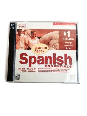 Learn to Speak Spanish Essentials 2 CD Set Learning Company Language Software
